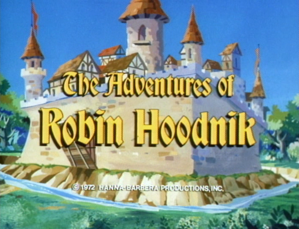 The Adventures of Robin Hoodnik 1972 cartoon title card
